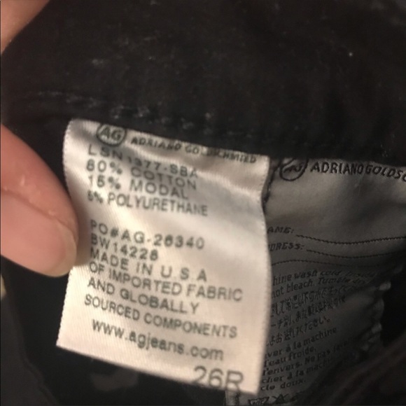 Anthropologie Adriano Goldschmied black pants - Picture 2 of 4